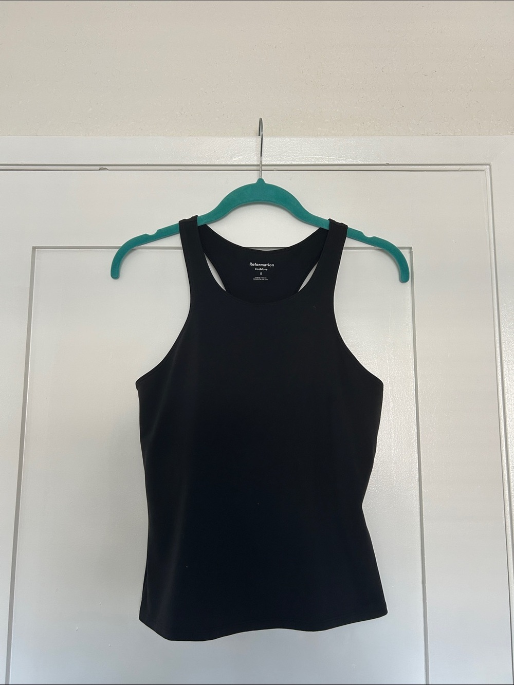 Reformation Black Racerback Tank